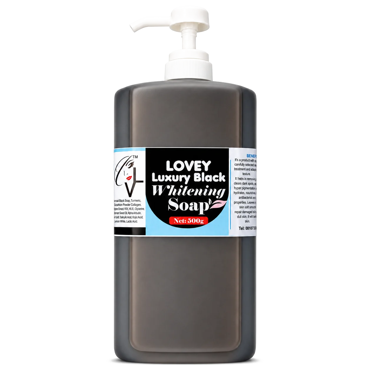 Luxury Black Whitening Liquid Soap